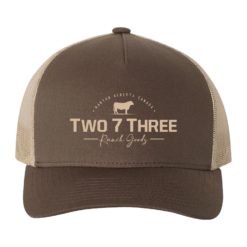 Five-Panel Retro Trucker Cap (brown)